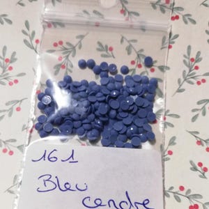 DMC Diamonds 161 Ash Blue, Bag of 200 round or square rhinestones for diamond painting