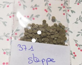 DMC 371 Diamantes Verde Estepa, Bolsas de 200 diamantes de imitación redondos o cuadrados para pintura con diamantes