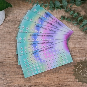Savings Challenge Envelope A6 Rainbow Savings Challenge Tracker Envelope budgeting Cash Envelopes sinking funds savings tracker challenges