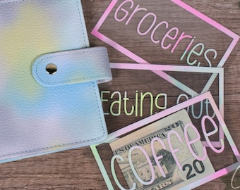 Budget binder with cash envelopes A7 Cash stuffing envelopes cash envelopes for sinking funds budget binder bundle A7 cash envelopes