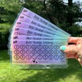 Savings Challenge ENVELOPE with heart icons RAINBOW A6 Savings Challenge Tracker Envelope A6 Binder budgeting Cash Envelope for A6 Binder