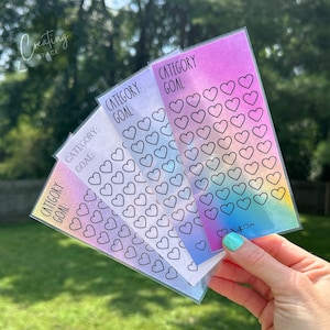 Savings Trackers for Cash Stuffing Trackers Laminated Money Trackers for A6 Binder Budget Sheets Sinking Funds Tracker Colorful Tracker