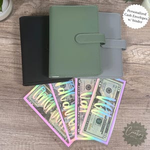 Budget binder with cash envelopes binder with snap A6 Budgeting Cash stuffing envelopes for sinking funds budget binder set binder A6 binder