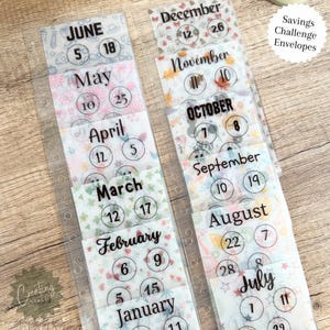 Savings Challenge Envelopes A6 Savings Challenge Tracker Envelope A6 Binder budgeting Cash Envelope for A6 Binder Saving Money Envelope