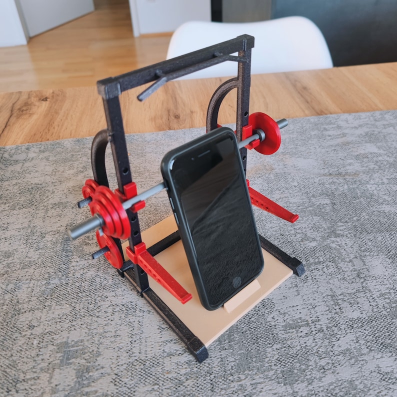 Squat Rack Phone Holder Etsy