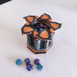 Mechanical Gear Dice Box - Steampunk Copper