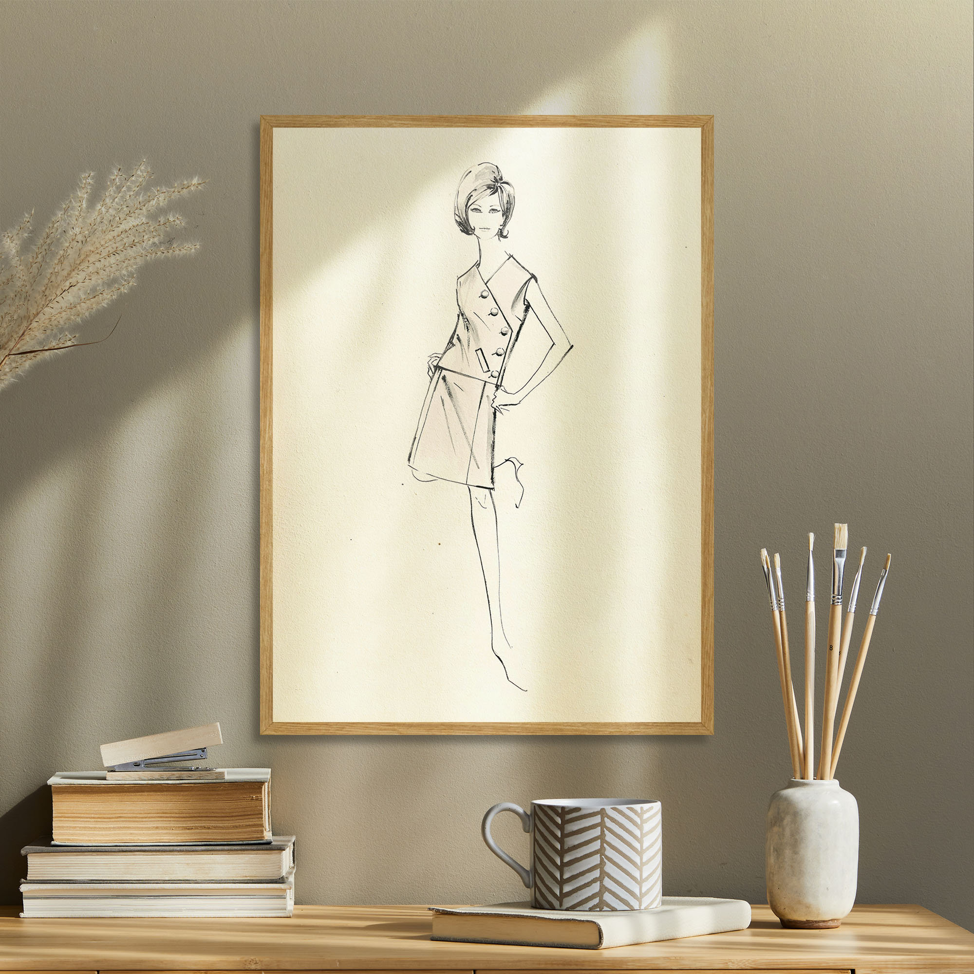 Aggregate 76+ framed fashion sketches best in.eteachers
