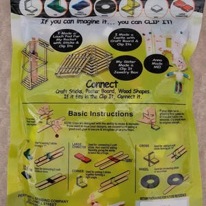 Just Clip It - Clip Its Connectors Bulk Pack Xtras 500 Pieces