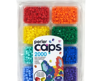 Perler™ Cap Bead Tray-Primary 2000 Pieces Pre-sorted