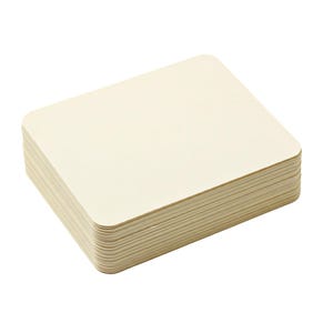 60 blanco kaarten in bridge-formaat voor notities, studiekaarten, aangepaste speelkaarten, enz. 80 lb ivoor (Manilla) papier