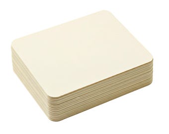 60 PCS Blank Bridge Sized Cards for notes, study cards, custom playing cards etc. 80lb Ivory (Manila) Paper