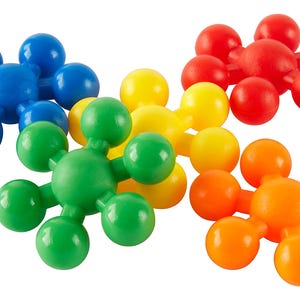 NOS Interlocking Building Blocks 200 Piece Set Assorted Colors Pre-K STEM Toy Kids Classroom Learning Kit