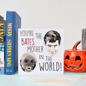 Horror Muttertagskarte, Psycho inspirierte Karte, Psycho Muttertag, Norman Bates Karte, Lustiger Muttertag, Horror Mama, Horrorfilm Mutter