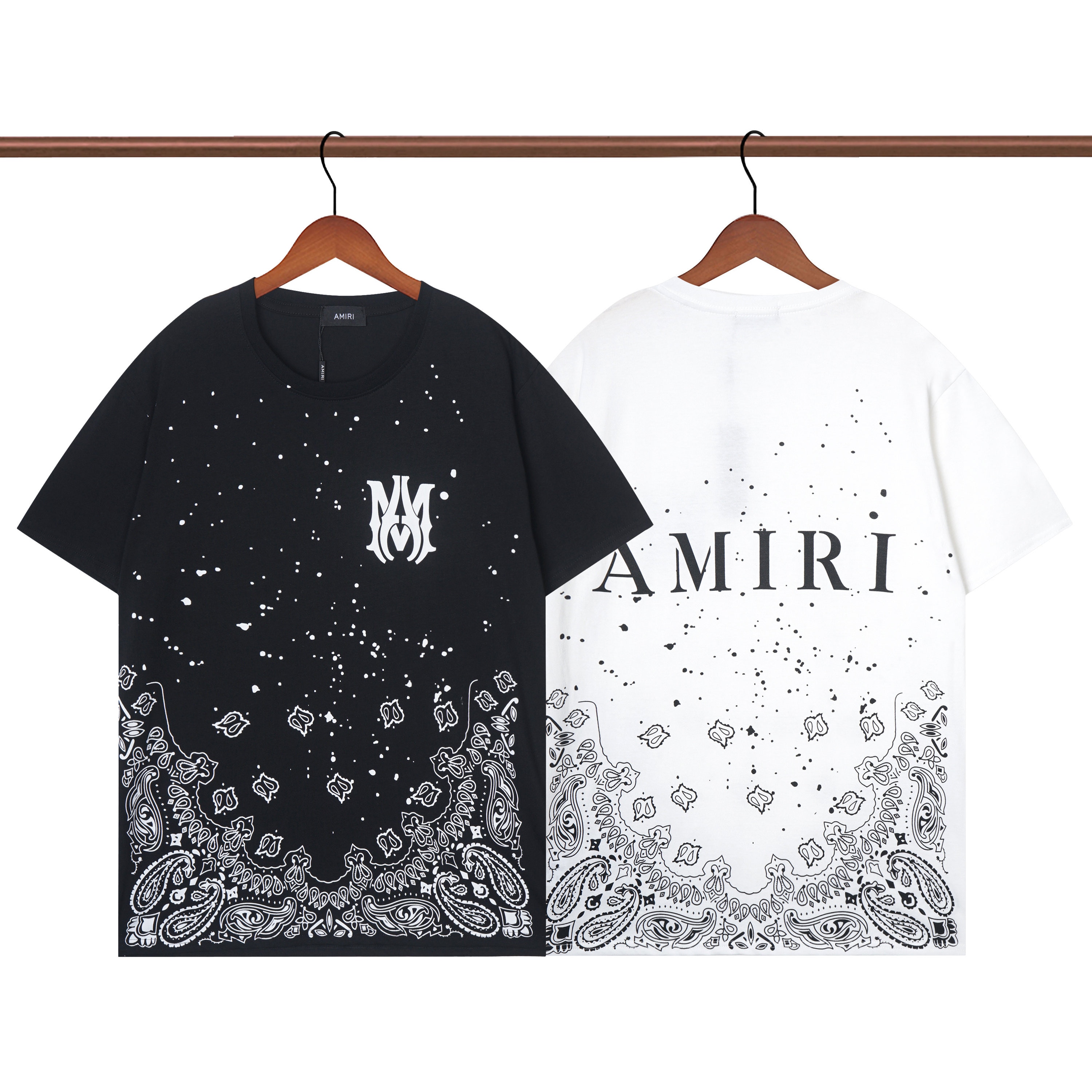 Amiri Rabbit-Print Cotton T-Shirt