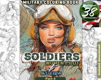 Army Women Coloring Pages: Inspiring Military Art (PDF Download)