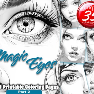 Make-Up Time - Coloring Page for Adults * Instant Download * Printable File  * Lineart Illustration * JPG and PDF * Bianca State