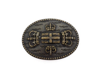 Klamra do paska Crown - ponadczasowy symbol królewskości/królowej