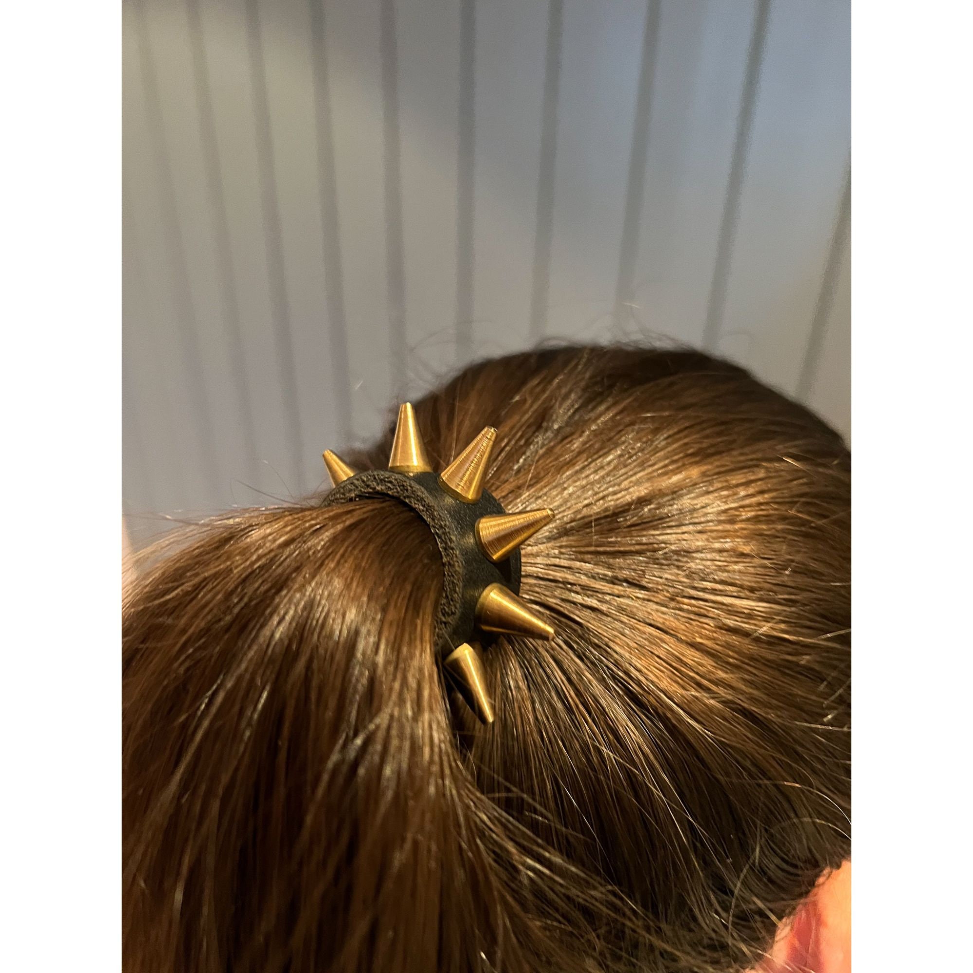 Hair Cuff With Spikes - Stud Hair Clip - Unique Hair