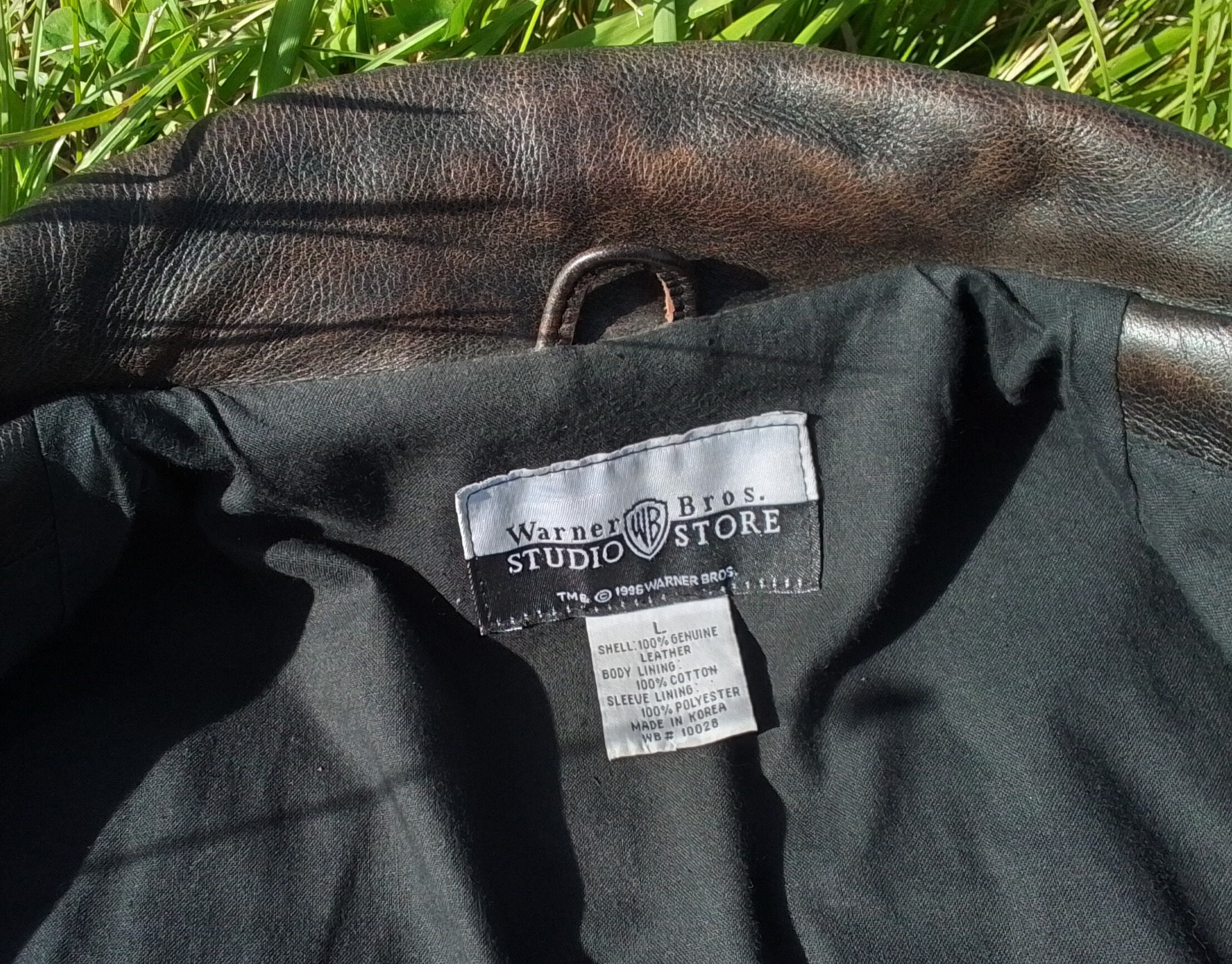 Vintage Lined Moto Style Jacket