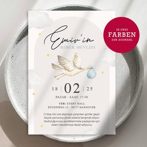 Guardería Baby Mevlidi | Feliz cumpleaños a ti | invitación | digitales | Tarjeta de invitación | Bebé Mevlidi | niña sol | PDF