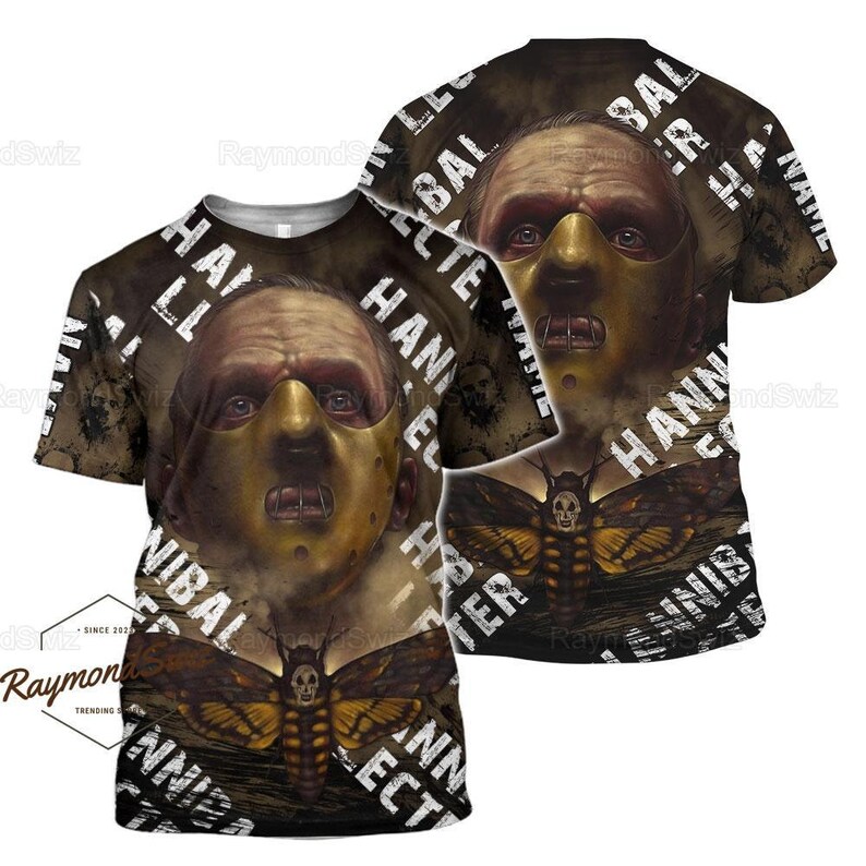 T-shirt Humour Hannibal Lecter – Citation Drôle, Coton, Coupe Moderne Homme