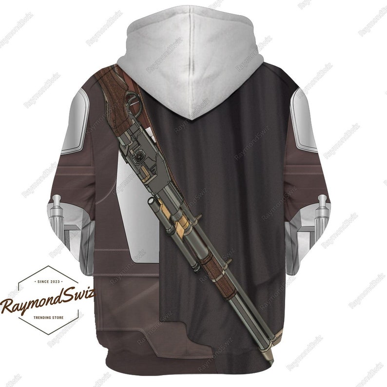 Mandalorian Hoodie, Mandalorian Costume, Mandalorian Cosplay Hoodie, Disney Star Wars Costume Hoodie, Star Wars Character Costume