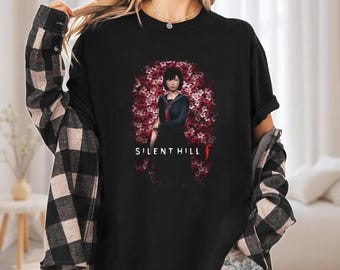 サイレントヒル f Tシャツ：ユニセックス ヘビーコットン ホラーゲーム
