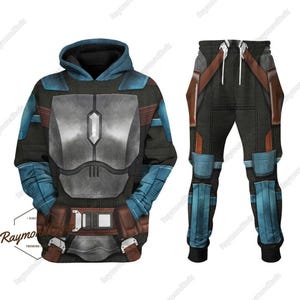 Bo-Katan Hoodie, Bo-Katan Jogger, Bo-Katan Costume Hoodie, Star Wars Hoodie, Bo-Katan Workout Jogger, The Clone Wars,Mandalorian Hoodie