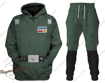 Halloween Tarkin Hoodie/Jogger, Tarkin Costume Hoodie, Tarkin Jogger Pants, Tarkin Cosplay Hoodie, Star Wars Hoodie, Tarkin Workout Jogger