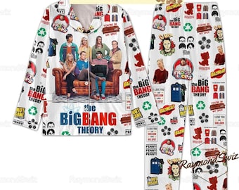 The Big Bang Theory Pajamas Set, Big Bang Theory Pajamas Pants, Tv Series Pajamas Set, Movie Holiday Pajamas, Pajamas For Party