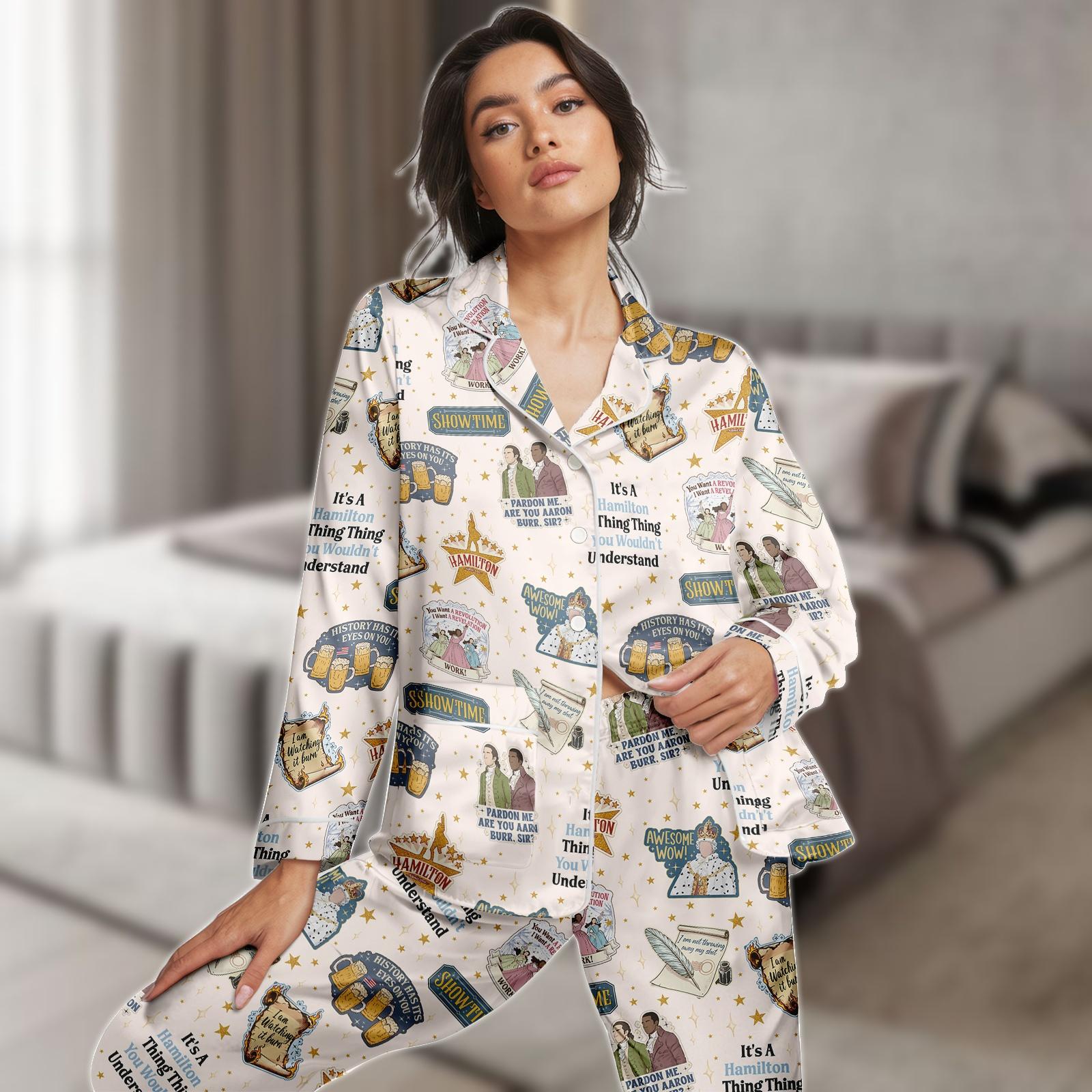 Discover Rising Star PJs Set, Broadway Pajamas Set, Musical Long Pajama Set, Women Pajamas, Gift for Musical Fan