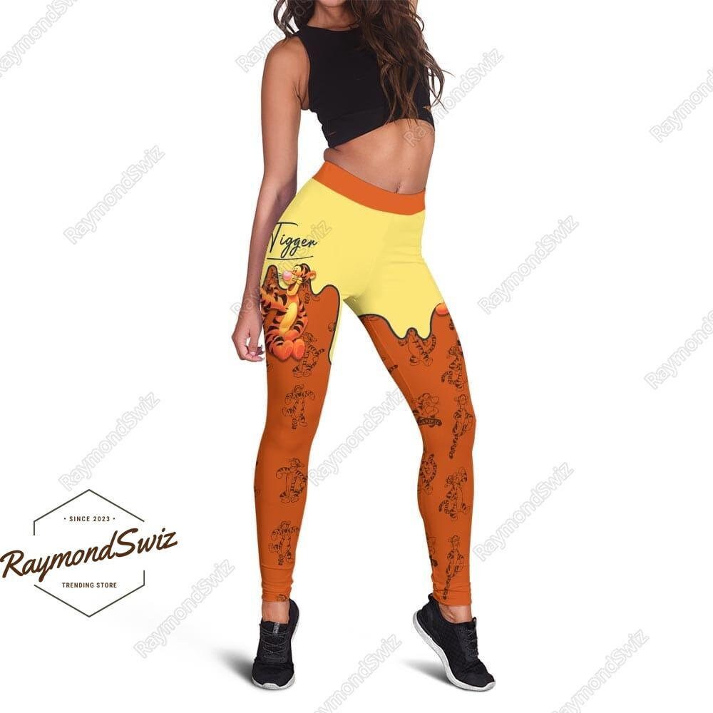 Discover Tigger Tank Top, Tigger Yoga Leggings, Winnie The Pooh Tanktop, Disney Tigger Leggings, Tigger Workout Tank, Leggings For Girls