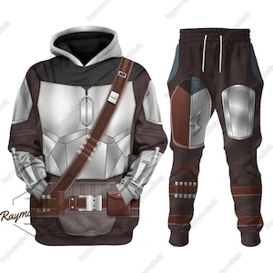 Mandalorian Hoodie, Mandalorian Kostüm, Mandalorian Cosplay Hoodie, Disney Star Wars Kostüm Hoodie, Star Wars Charakter Kostüm