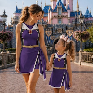 Evil Queen Inspired Tennis Dress, Disney Villain Dress, Disneyworld Women Dress, Disneyland Outfit, Halloween Cosplay, Gift For Her