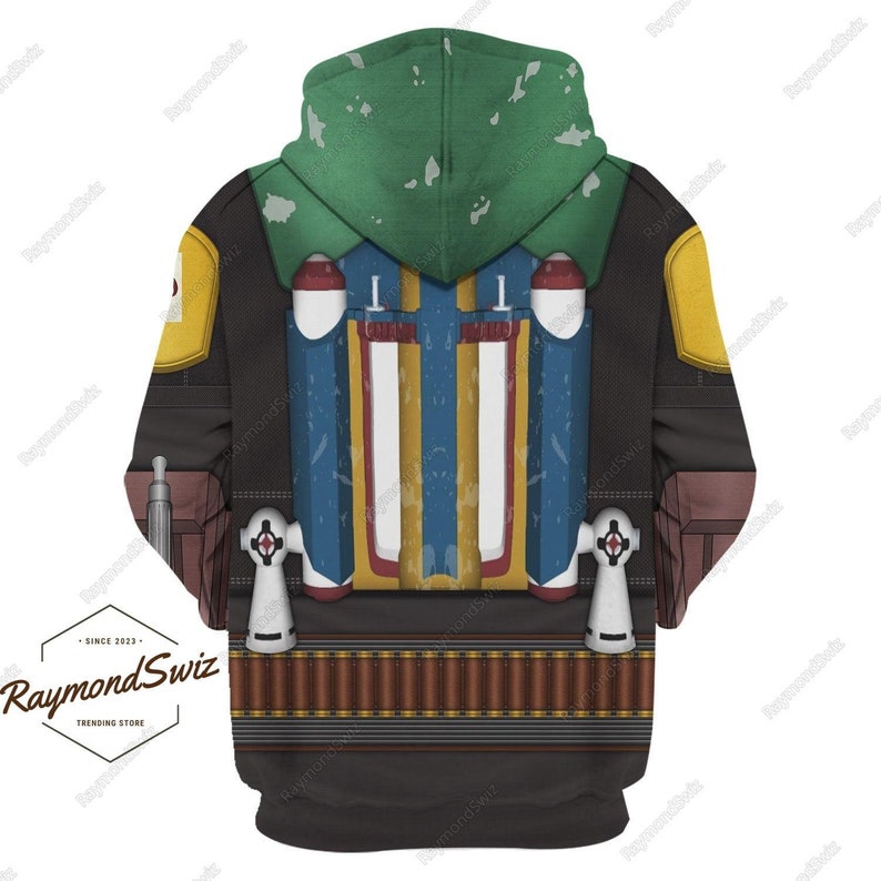 Boba Fett Hoodie, Boba Fett Costume Hoodie, Boba Fett Jogger, Star Wars Hoodie, Boba Fett Workout Jogger, Boba Fett Lover Gift