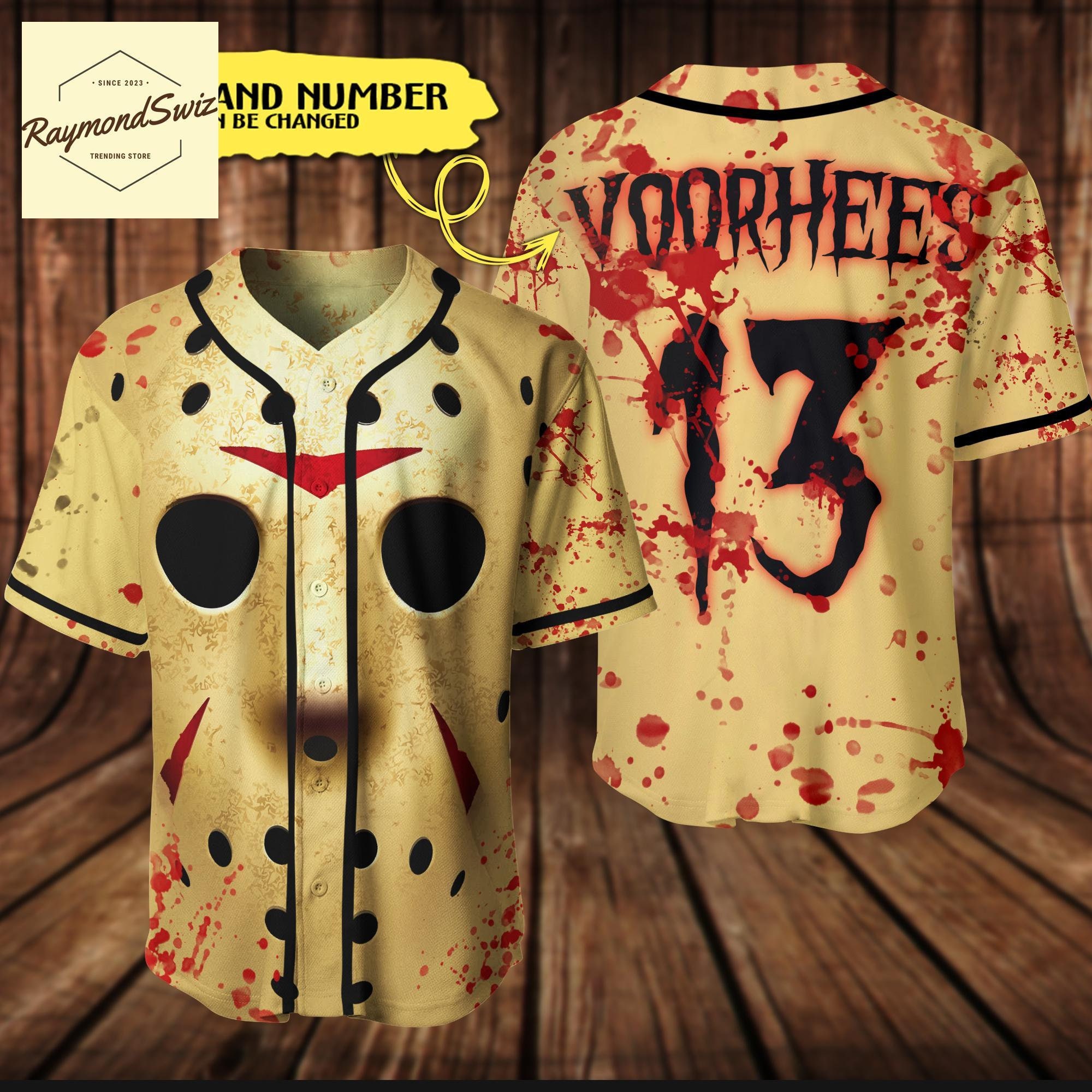 jason voorhees baseball jersey