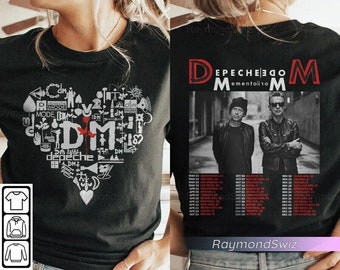 Camisa Depeche Mode, Camiseta Depeche Mode Tour 2023, Camisa Rock Tour, Camisa Music Tour 2023, Depeche Mode Merch, Regalos Depeche Mode