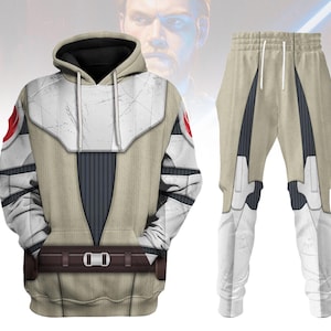 Halloween Obi-Wan Kenobi Hoodie, Kenobi Costume Hoodie, Star Wars Hoodie, Obi Wan Kenobi Jogger, Kenobi Jogger Pants, Star Wars Lover Gift