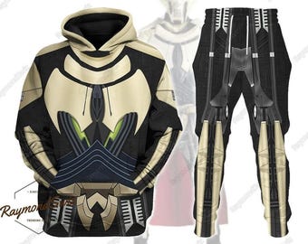 Sudadera con capucha para disfraz de General Grievous de Halloween, sudadera con capucha de cosplay de General Grievous, sudadera con capucha de General Grievous para correr, sudadera con capucha de cosplay de Star Wars, regalo para él