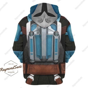 Halloween Bo-Katan Costume Hoodie, Bo-Katan Jogger, Star Wars Characters Hoodie, Workout Jogger, The Clone Wars, Mandalorian Hoodie