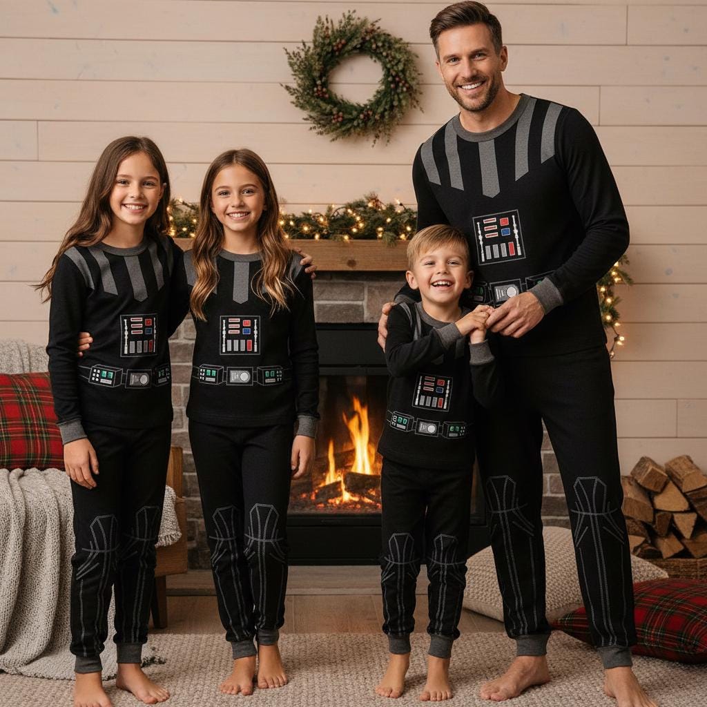 Pyjama Star Wars Darth Vader Pour Enfant 4 Ans – 100% Coton – Neuf Avec étiquettes