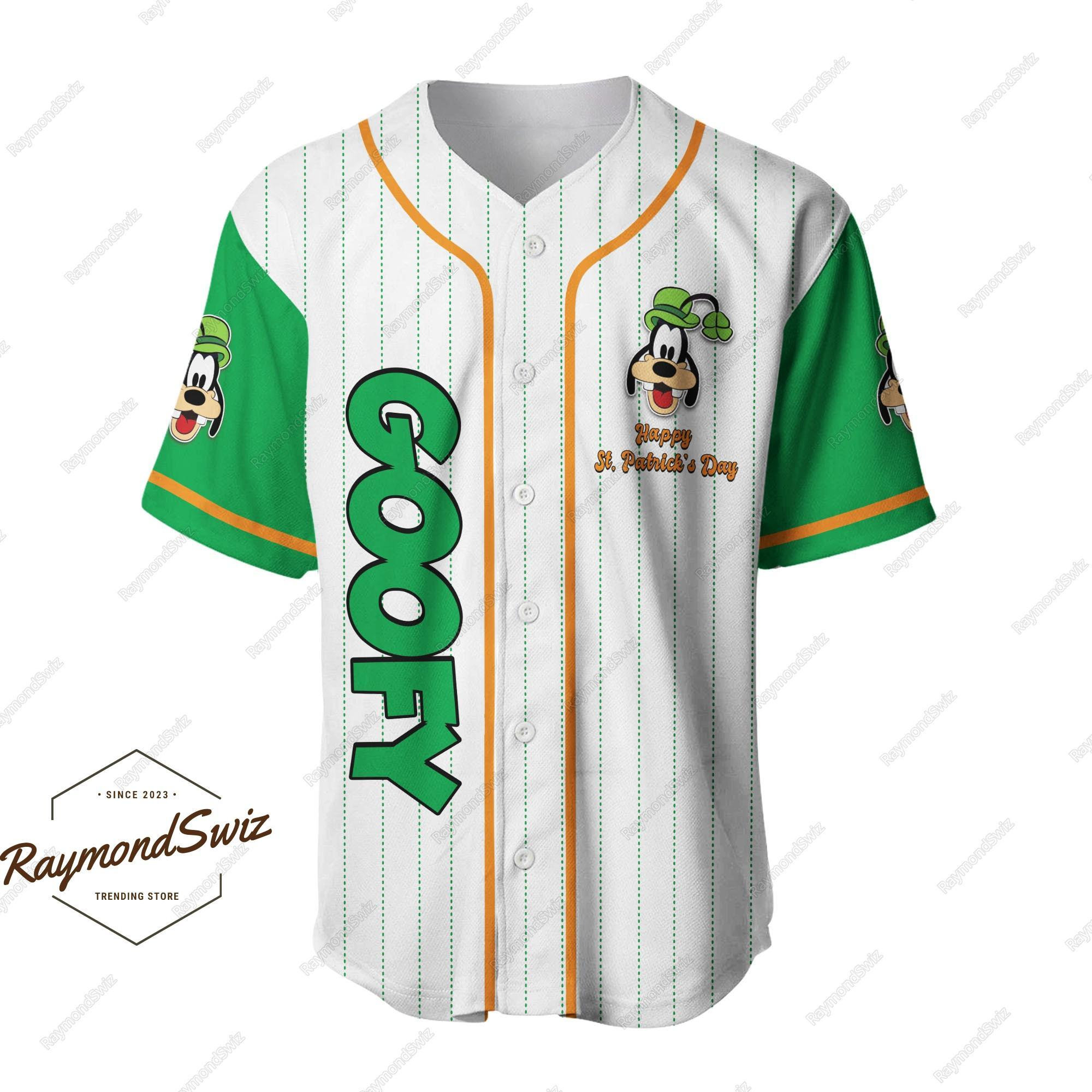 Goofy Patrick's Day Baseball Jersey, Goofy Jersey Shirt