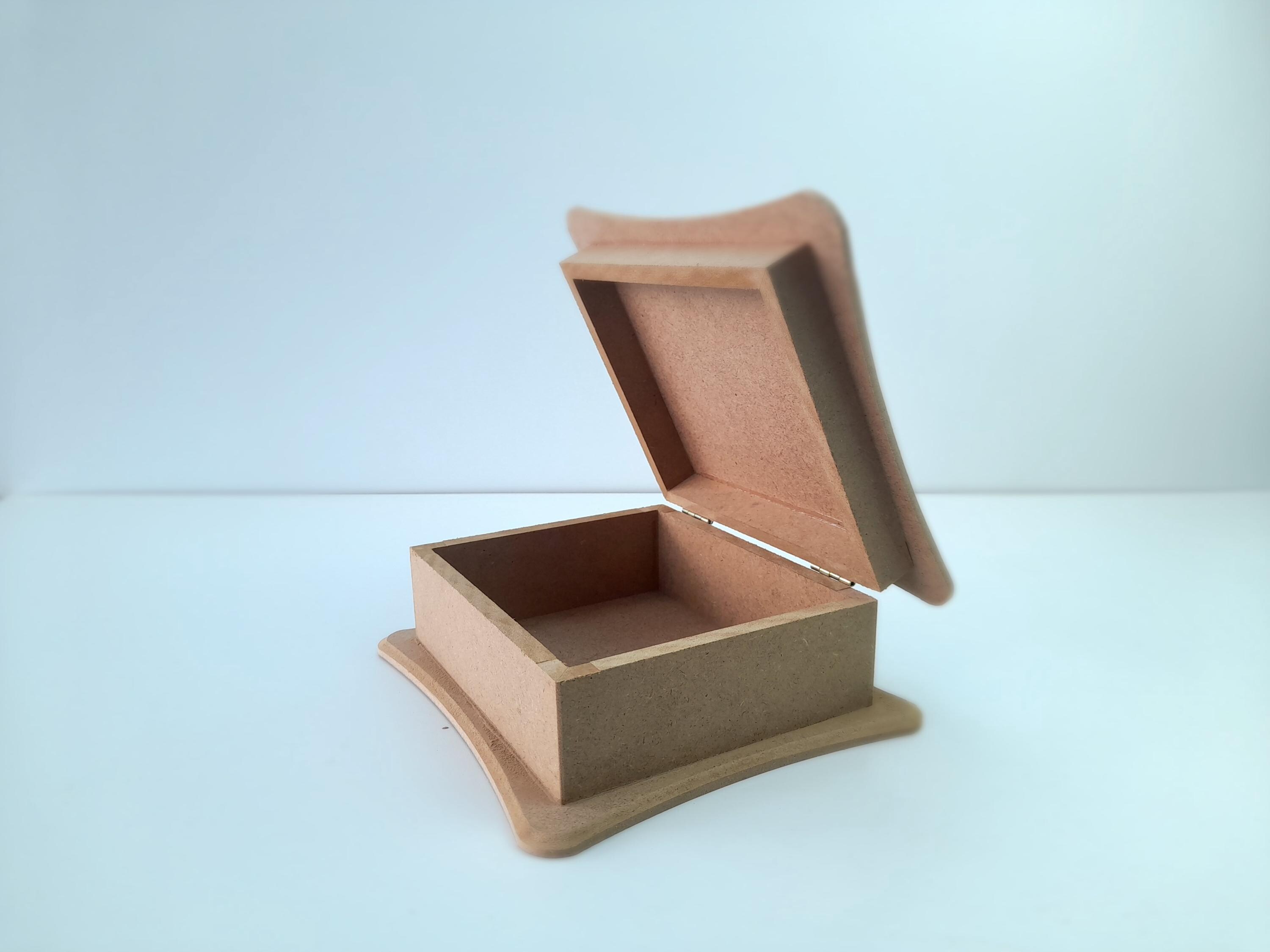 Unfinished Wooden Tissue Cover Box - DIY Unpainted Tissue Box, Heart ...