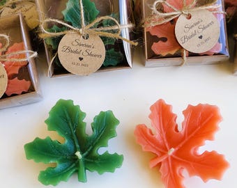 Velas para bodas de otoño y regalos para despedidas de soltera, decoración otoñal