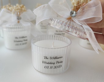 Luxury Wedding Favors Candle, Personalized Scented Candle, Wedding Souvenirs For Guests, Bulk Wedding Favors,  Wedding Gift ,Thank You Gifts
