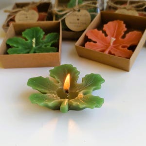 Autumn Wedding Candle Favors and Bridal Shower Gifts, Autumn Decor