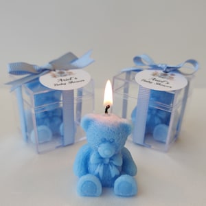 Bear Candle, Baby Shower Candle, We Can Bearly Wait Baby Shower, Newborn Baby gift for Guest, Teddy Bear Candle, Baptism Favors, Baby Gifts