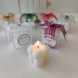 Recuerdos de vela para invitados de boda, recuerdos de vela de compromiso, regalos para damas de honor, recuerdos de vela de bautizo, regalo de 16.º cumpleaños, regalos para despedidas de soltera