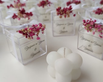 Handcrafted Bubble Candles: The Perfect Keepsake for Weddings & Celebrations