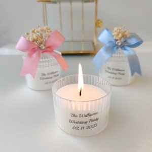 Favores de baby shower, regalo de bebé recién nacido para invitados, favores de fiesta de cumpleaños, favores de velas de bautismo, favores de revelación de género para invitados